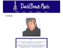 Tablet Screenshot of davidbrownmusic.net
